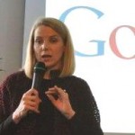 Marissa Mayer, lors de sa conférence de presse