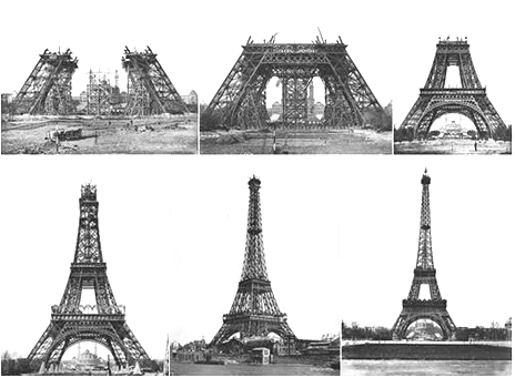 Tour Eiffel Construction