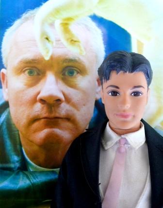 Ken et son ami Damien Hirst