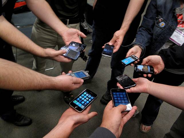 IPhone communiquent