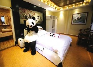 CHINA EMEI SICHUAN PANDA-THEMED HOTEL