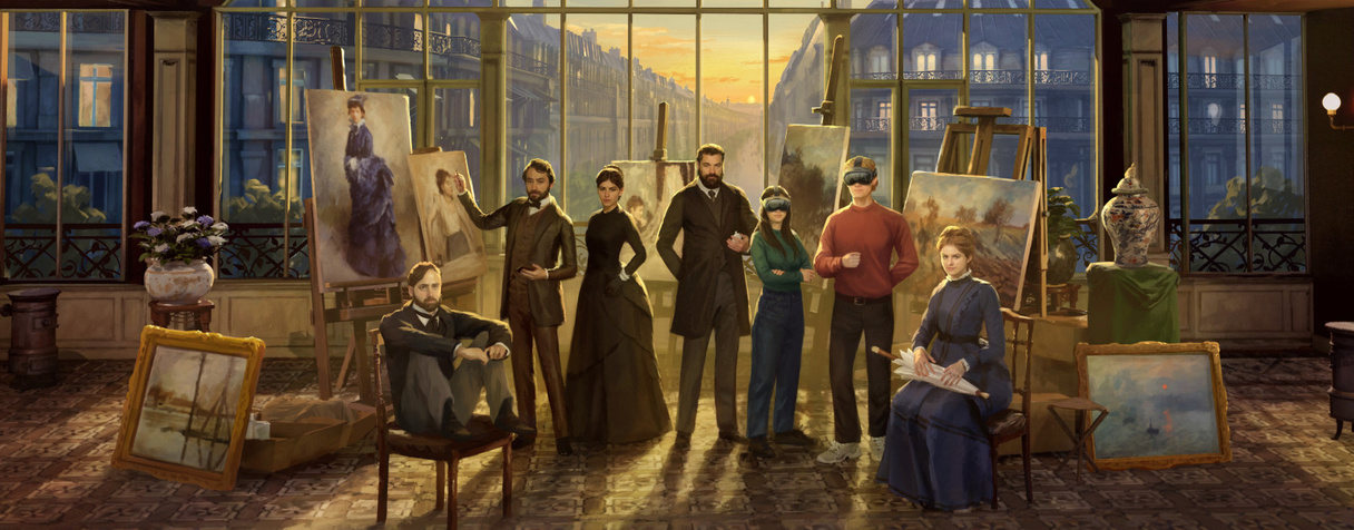 Affiche d'une exposition immersive